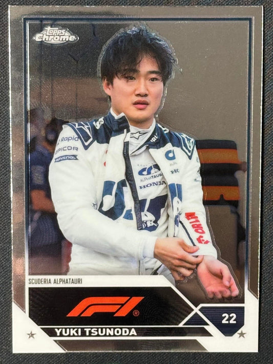 2023 Topps Chrome Formula 1 #56 Yuki Tsunoda
