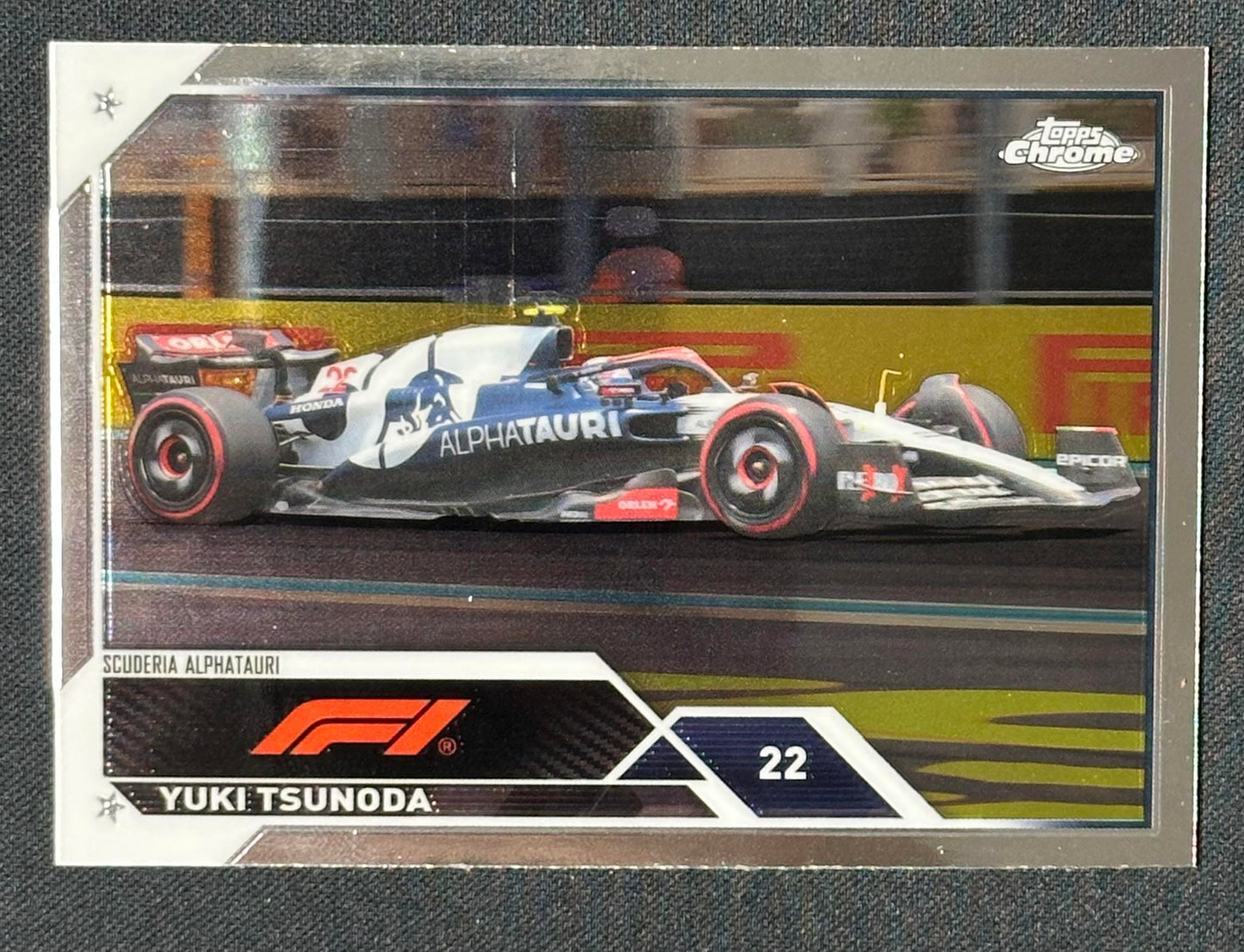 2023 Topps Chrome Formula 1 #57 Yuki Tsunoda
