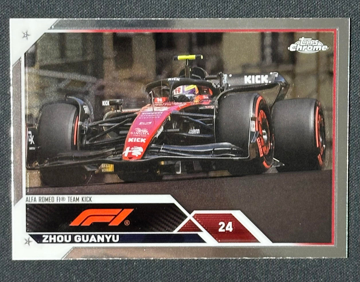2023 Topps Chrome Formula 1 #60 Zhou Guanyu