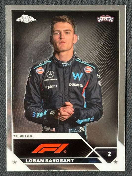 2023 Topps Chrome Formula 1 #64 Logan Sargeant