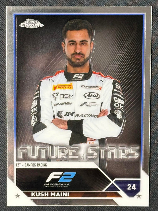 2023 Topps Chrome Formula 1 #82 Kush Maini