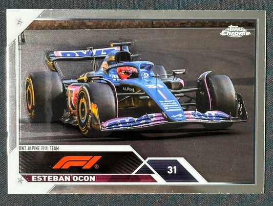 2023 Topps Chrome Formula 1 #109 Esteban Ocon