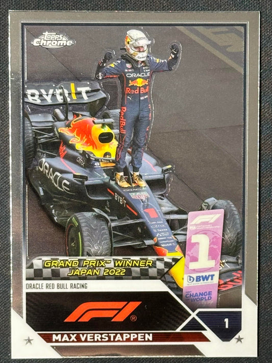 2023 Topps Chrome Formula 1 #161 Max Verstappen