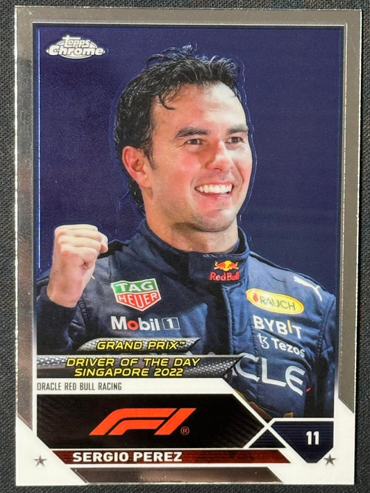 2023 Topps Chrome Formula 1 #182 Sergio Perez