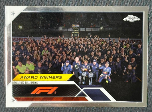 2023 Topps Chrome Formula 1 #191 Oracle Red Bull Racing