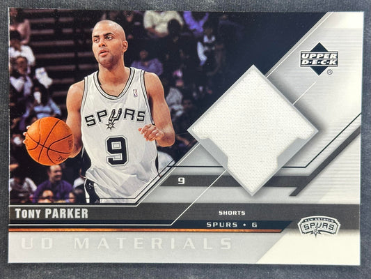 2005-06 Upper Deck #UDM-TP Tony Parker UD Materials