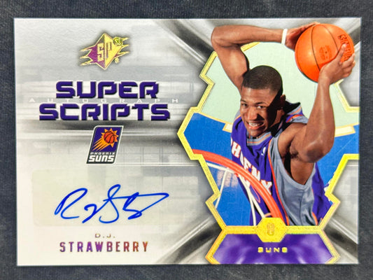 2007-08 SPx #SS-DJ D.J. Strawberry Super Scripts
