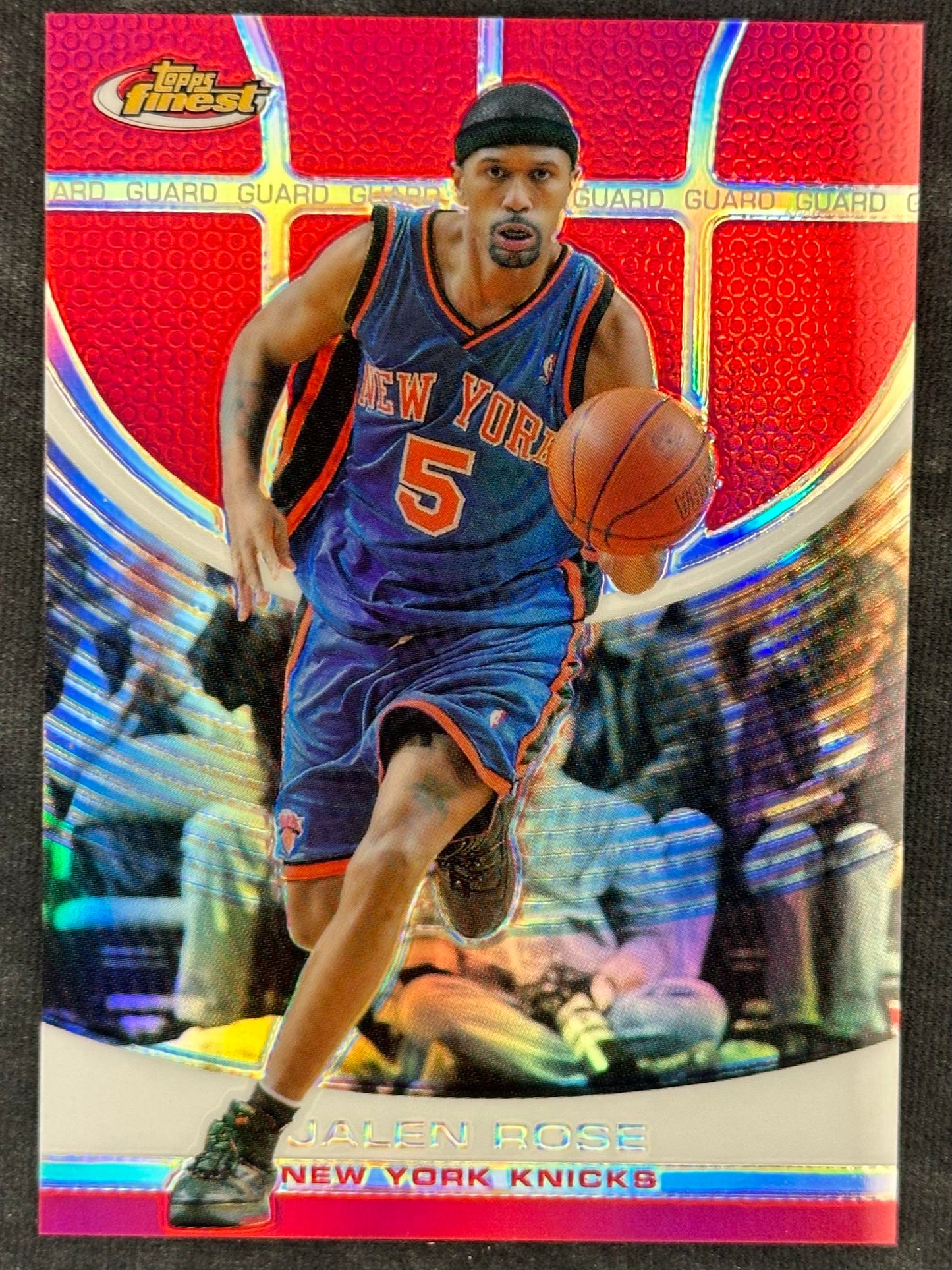 2005-06 Finest #60 Jalen Rose Refractors Red #/169