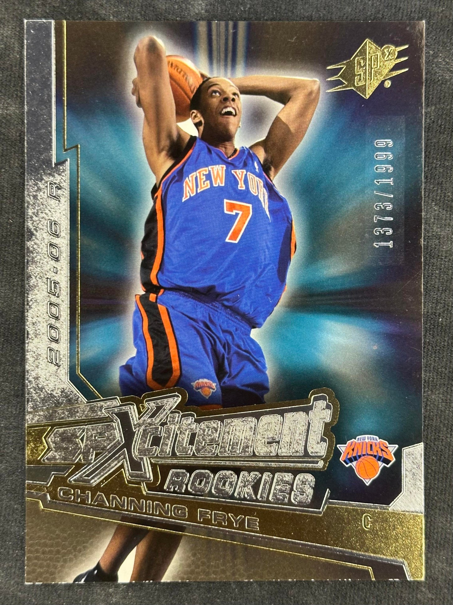 2005-06 SPx #XCR14 Channing Frye SPxcitement Rookies #/1999