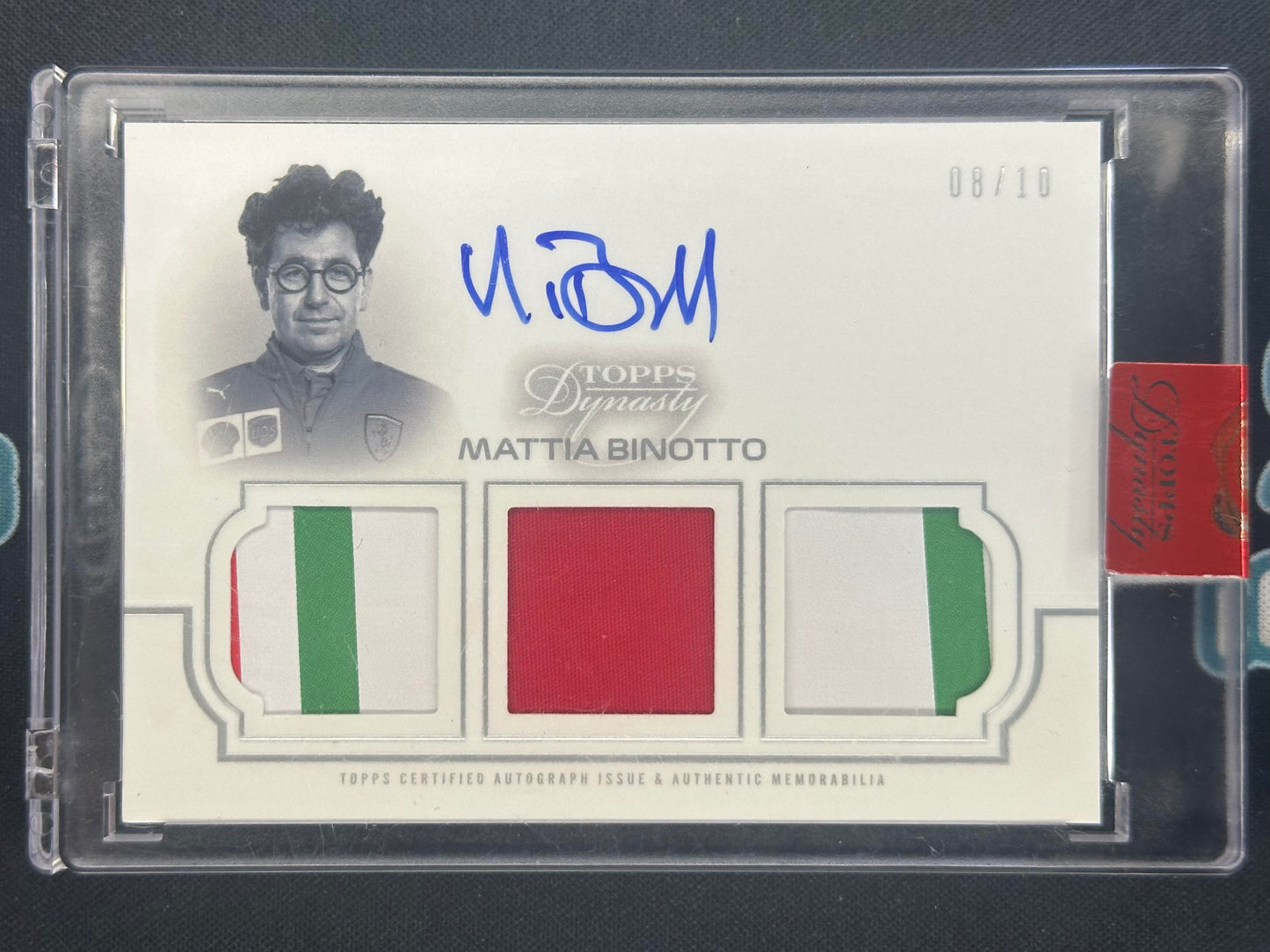 2020 Topps Dynasty F1-Triple Relic Mattia Binotto /10
