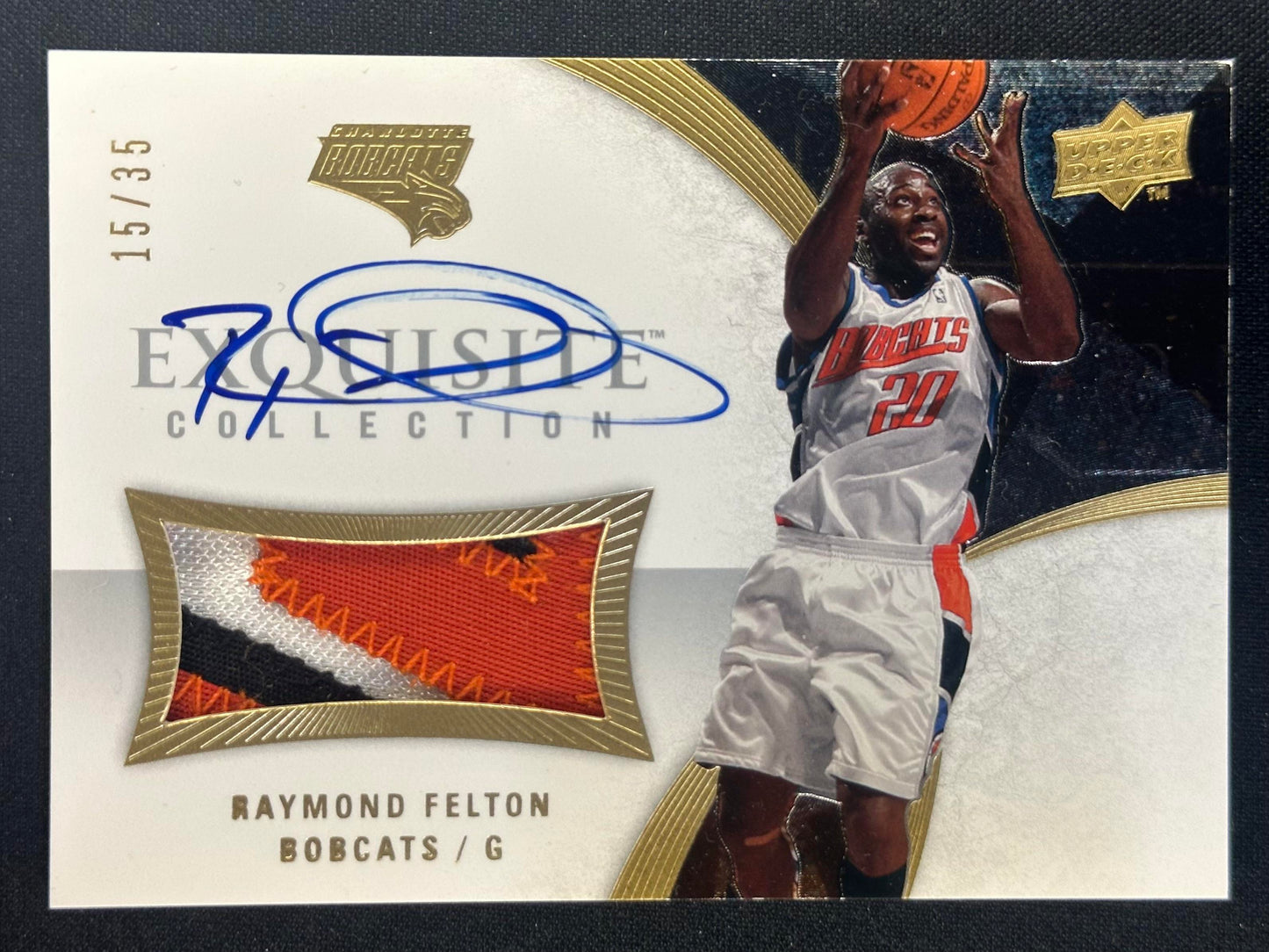 2007-08 Upper Deck Exquisite CollectionRaymond Felton Autographs Patches /35