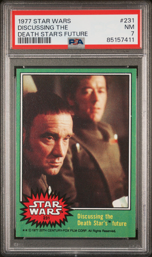 1977 Star Wars #231 Discussing The Death Star'S Future PSA 6