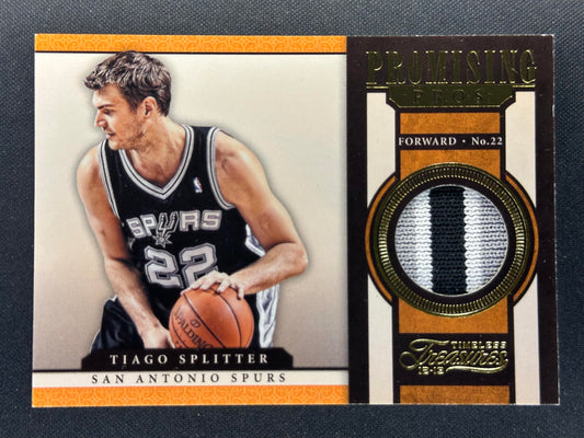 2012-13 Panini Timeless Treasures Tiago Splitter Promising Pros Materials /10