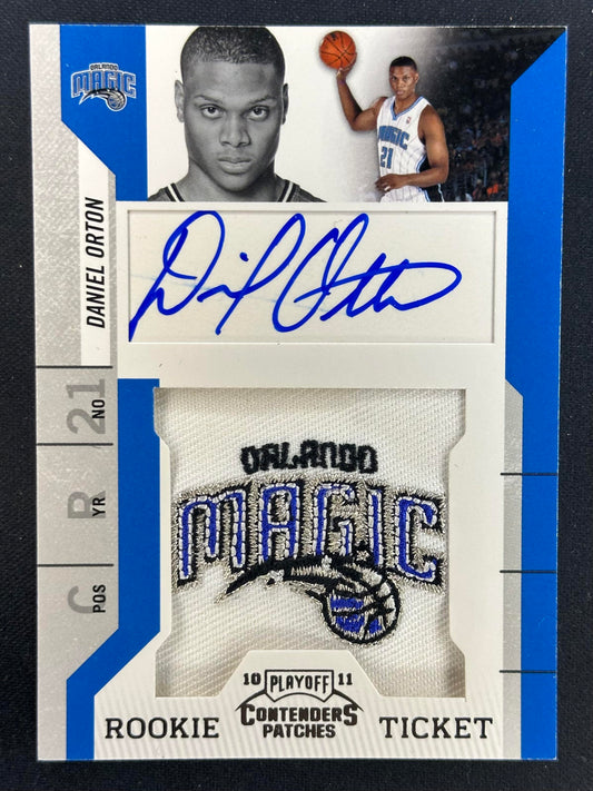 2010-11 Playoff Contenders Patches #128 Daniel Orton