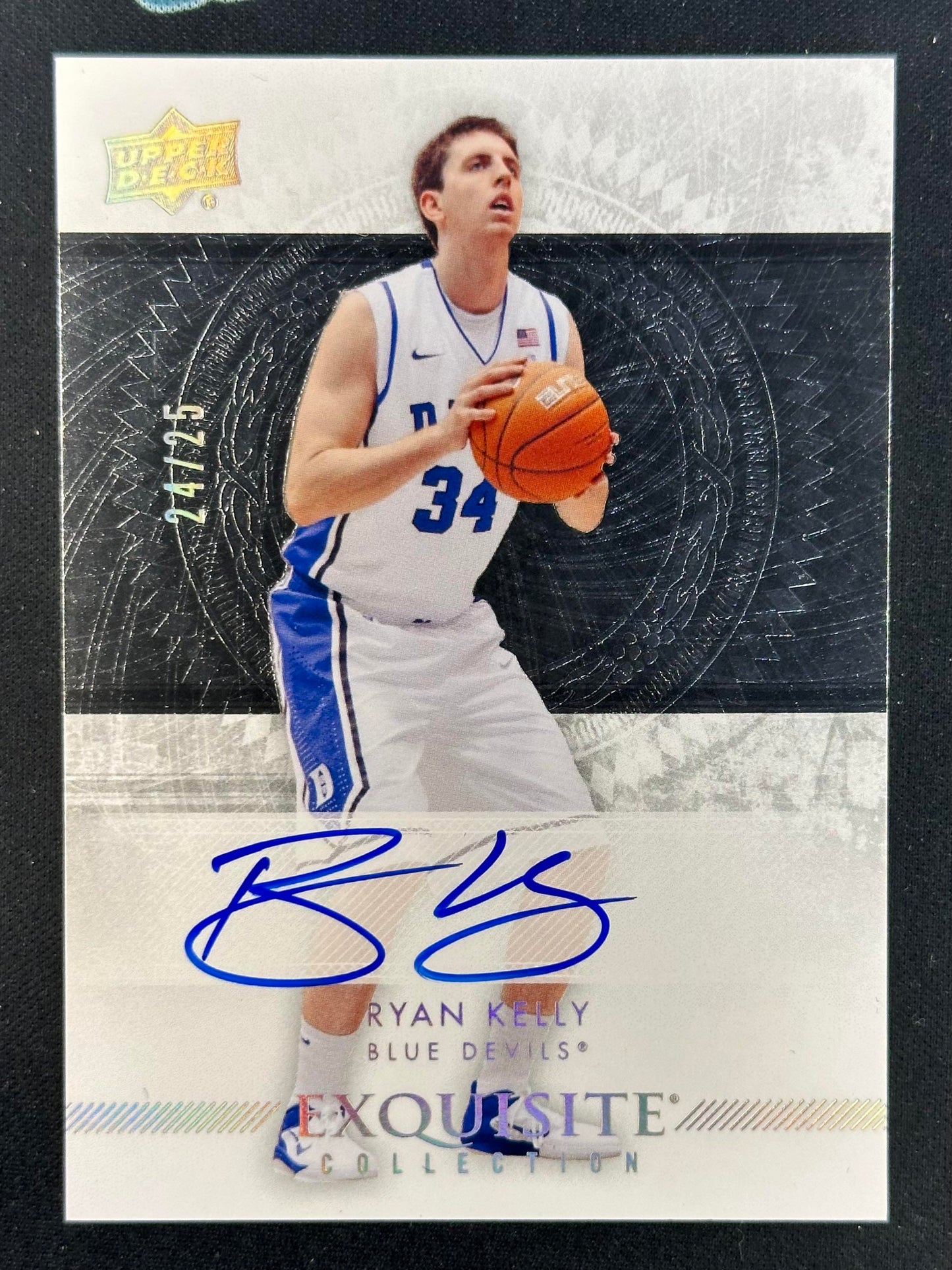 2013-14 Upper Deck Exquisite #56 Ryan Kelly Silver Spectrum #/25