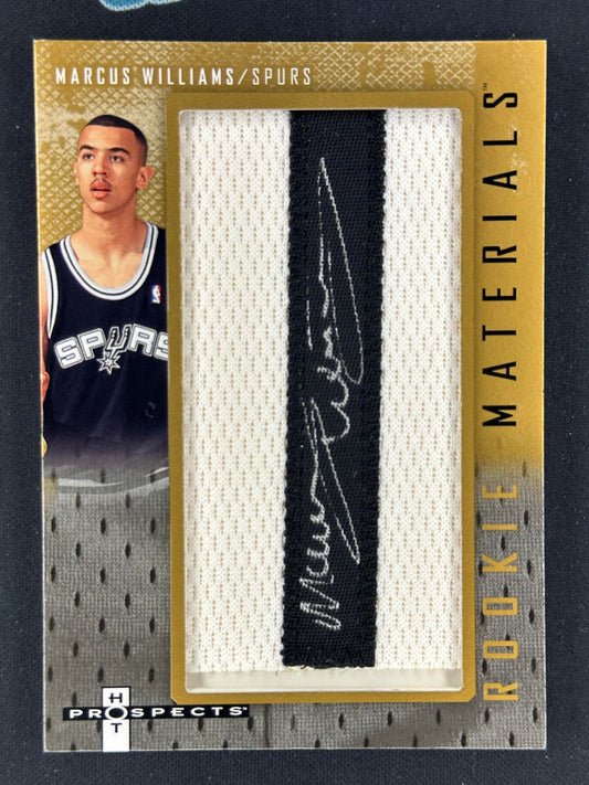 2007-08 Fleer Hot Prospects #RM-MW Marcus Williams Rookie Materials