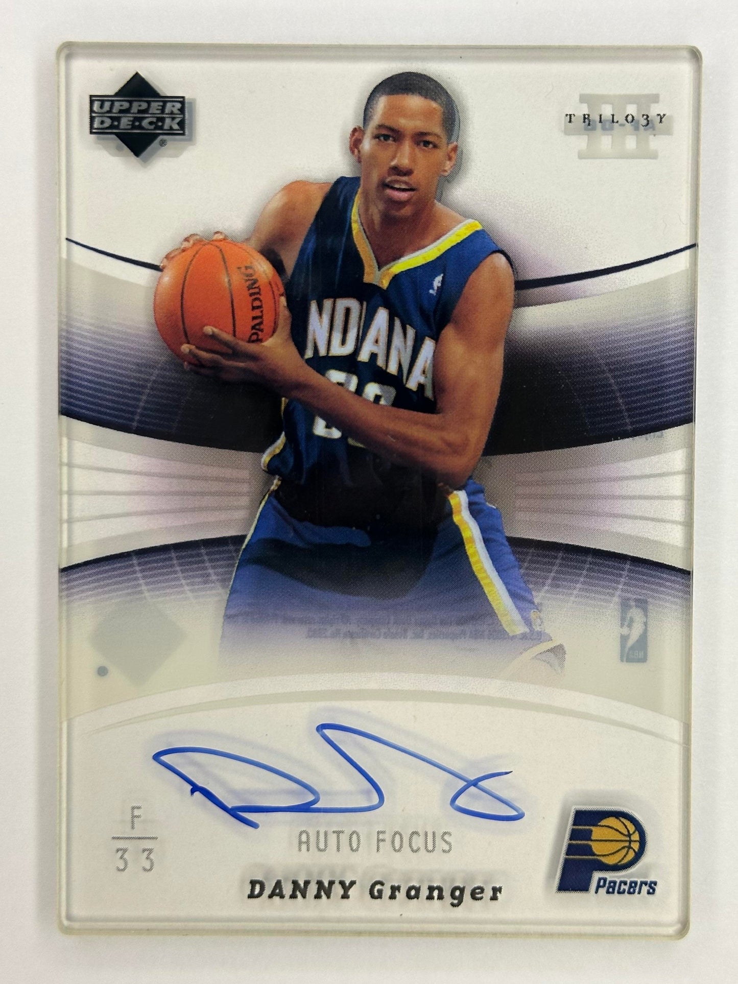 2005-06 Upper Deck Trilogy #AF-DG Danny Granger Auto Focus