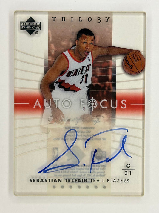 2004-05 Upper Deck Trilogy #AF-ST Sebastian Telfair Auto Focus