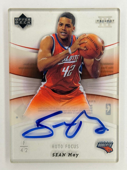 2005-06 Upper Deck Trilogy #AF-SE Sean May Auto Focus