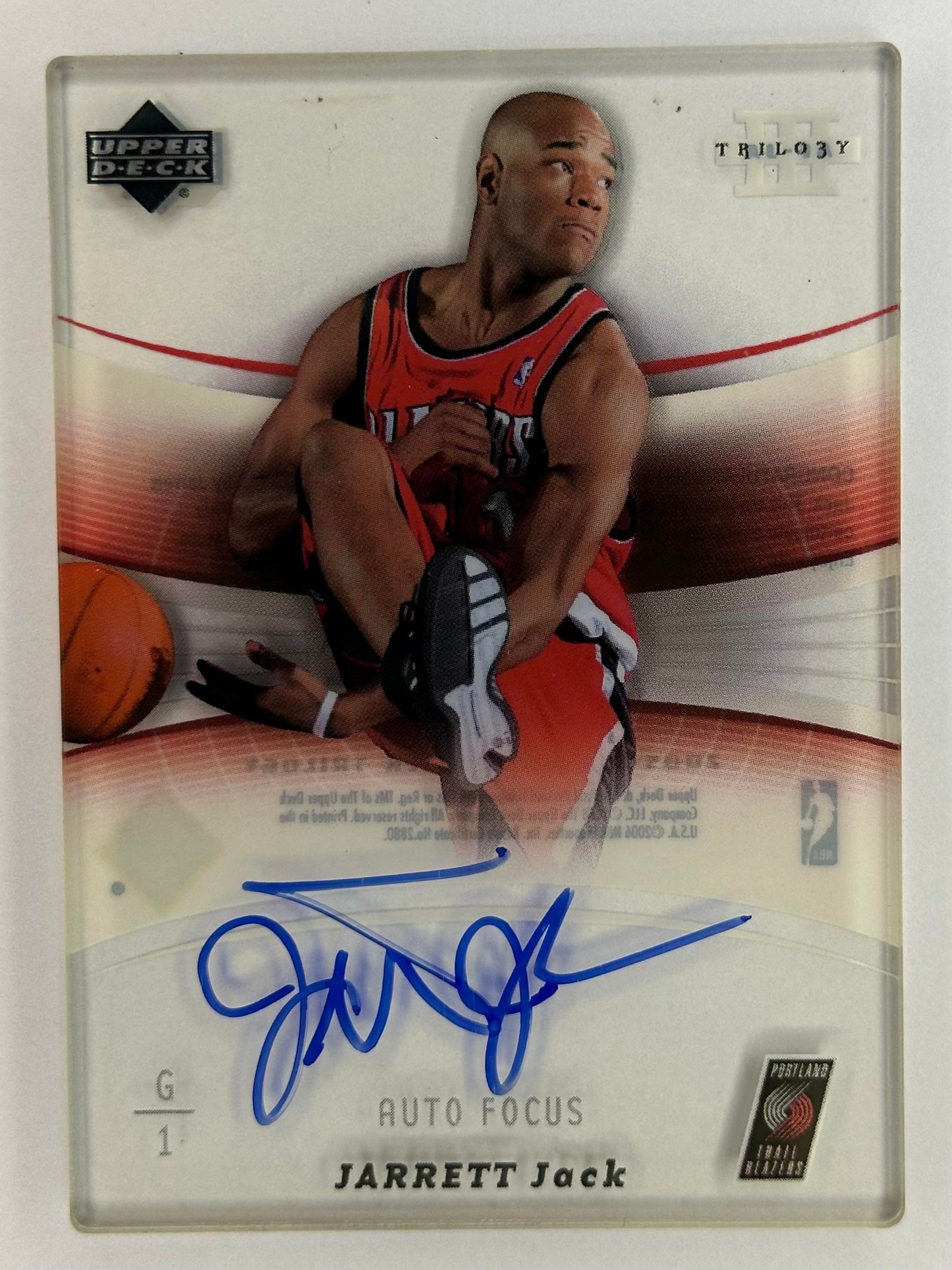2005-06 Upper Deck Trilogy #AF-JA Jarrett Jack Auto Focus