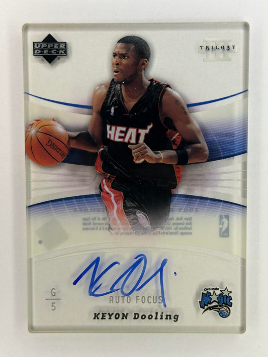 2005-06 Upper Deck Trilogy #AF-KD Keyon Dooling Auto Focus