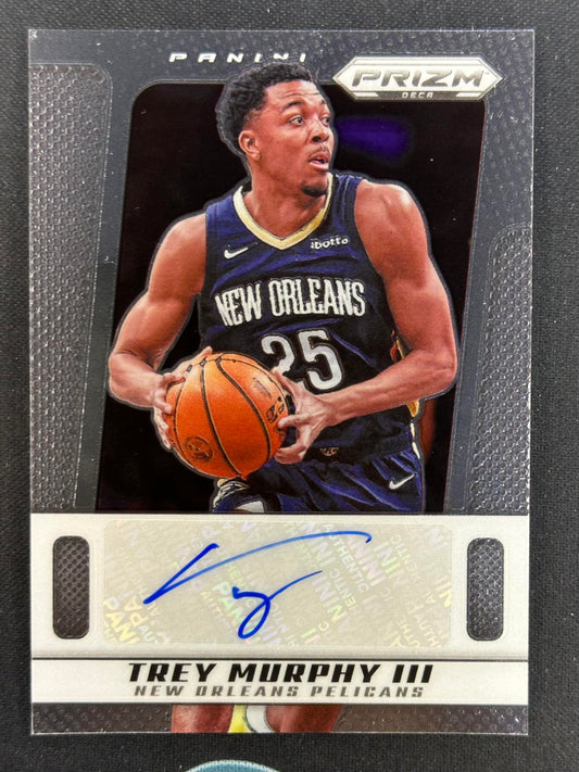 2024-25 Panini Prizm Deca #PDS-MUR Trey Murphy III Signatures