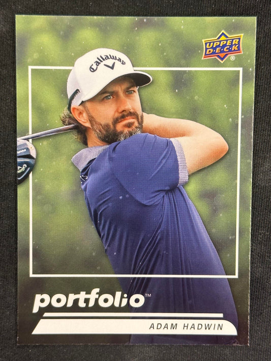 2024 Upper Deck Portfolio #162 Adam Hadwin