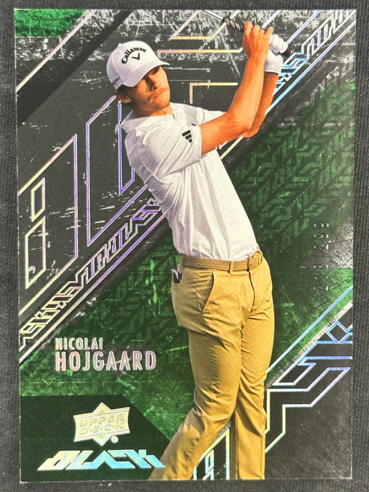 2024 Upper Deck Portfolio #21 Nicolai Hojgaard UD Black #/299