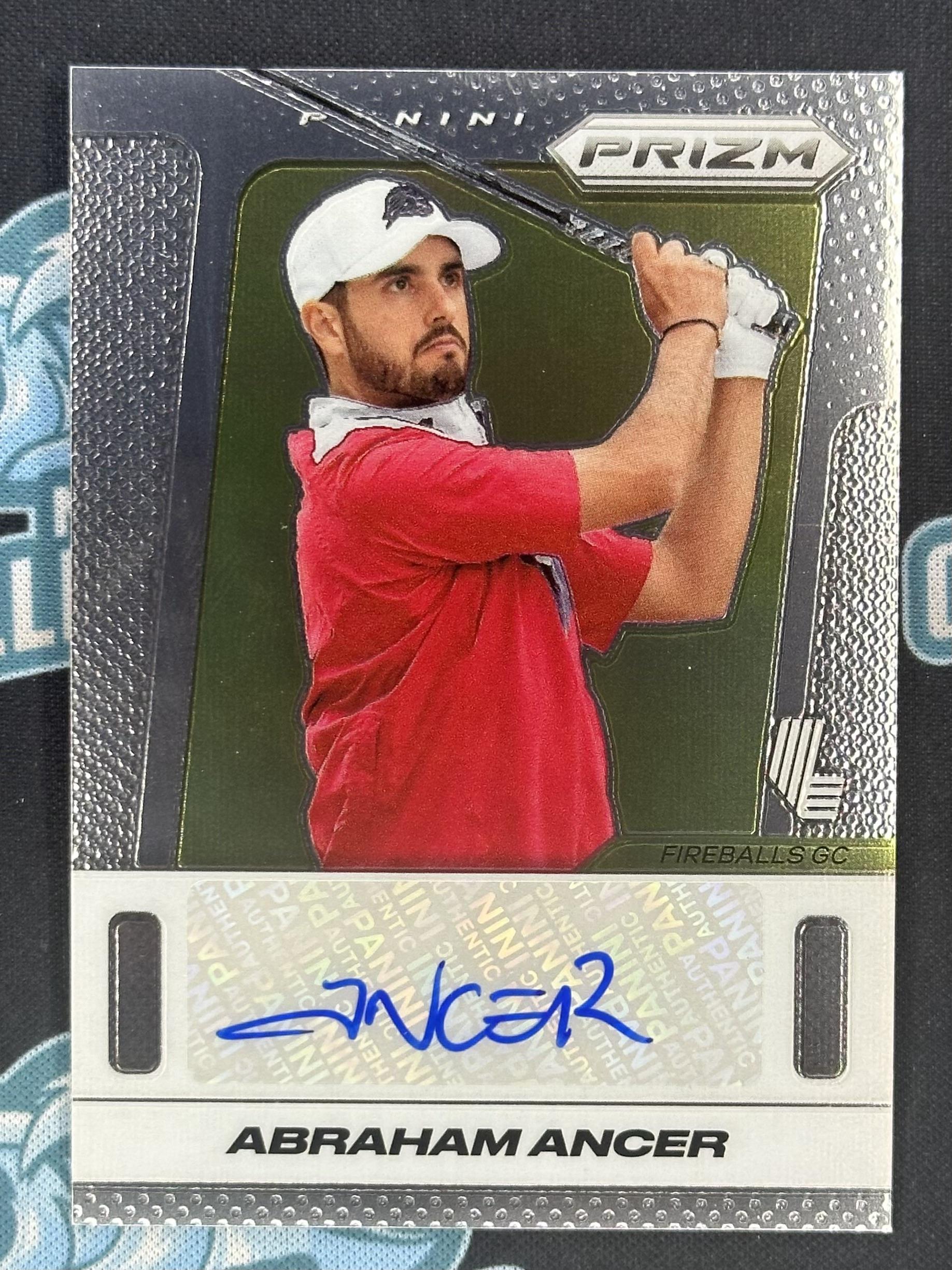 2025 Panini Prizm LIV #TS-AA Abraham Ancer Throwback Signatures