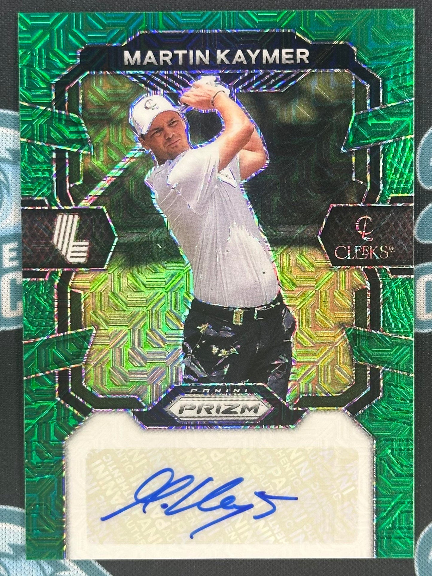 2024 Panini Prizm LIV #SIG-MKA Martin Kaymer Signatures Green Mojo #/54