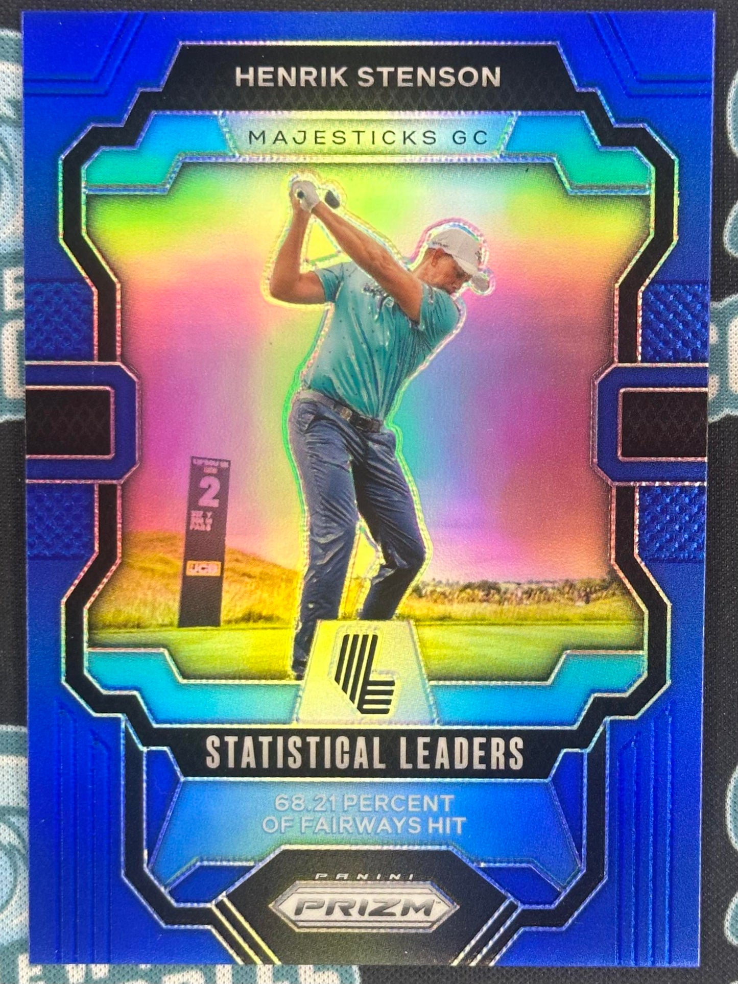 2025 Panini Prizm LIV #85 Patrick Reed Blue #/99