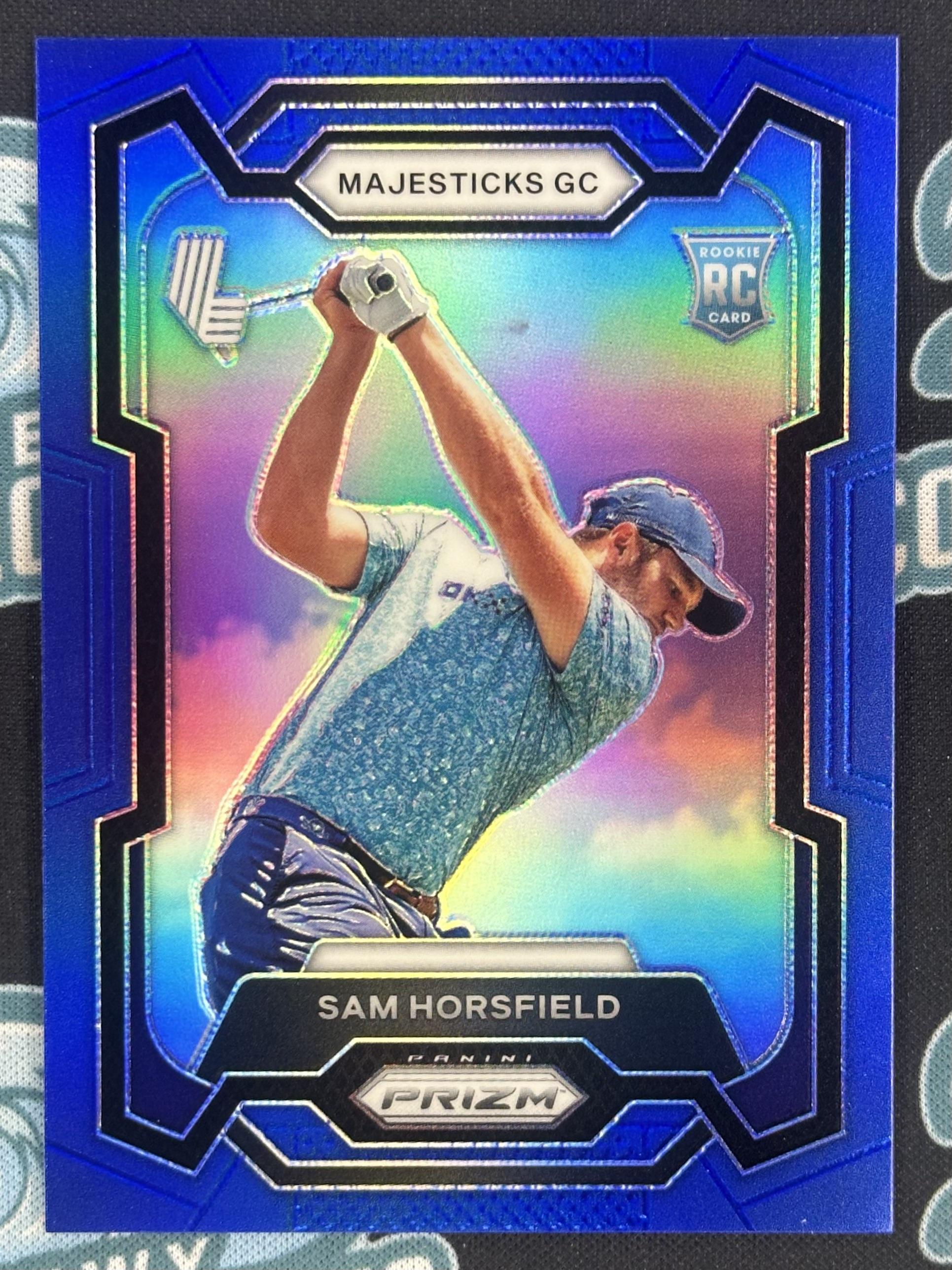 2025 Panini Prizm LIV #43 Frederik Kjettrup Blue #/99