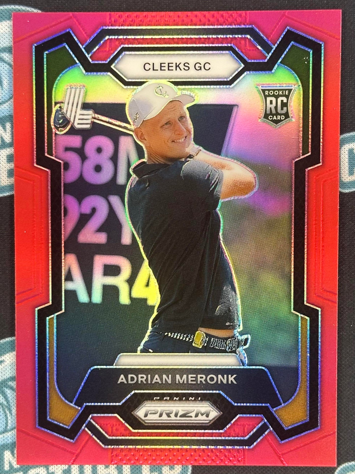 2024 Panini Prizm LIV #41 Adrian Meronk Red #/149