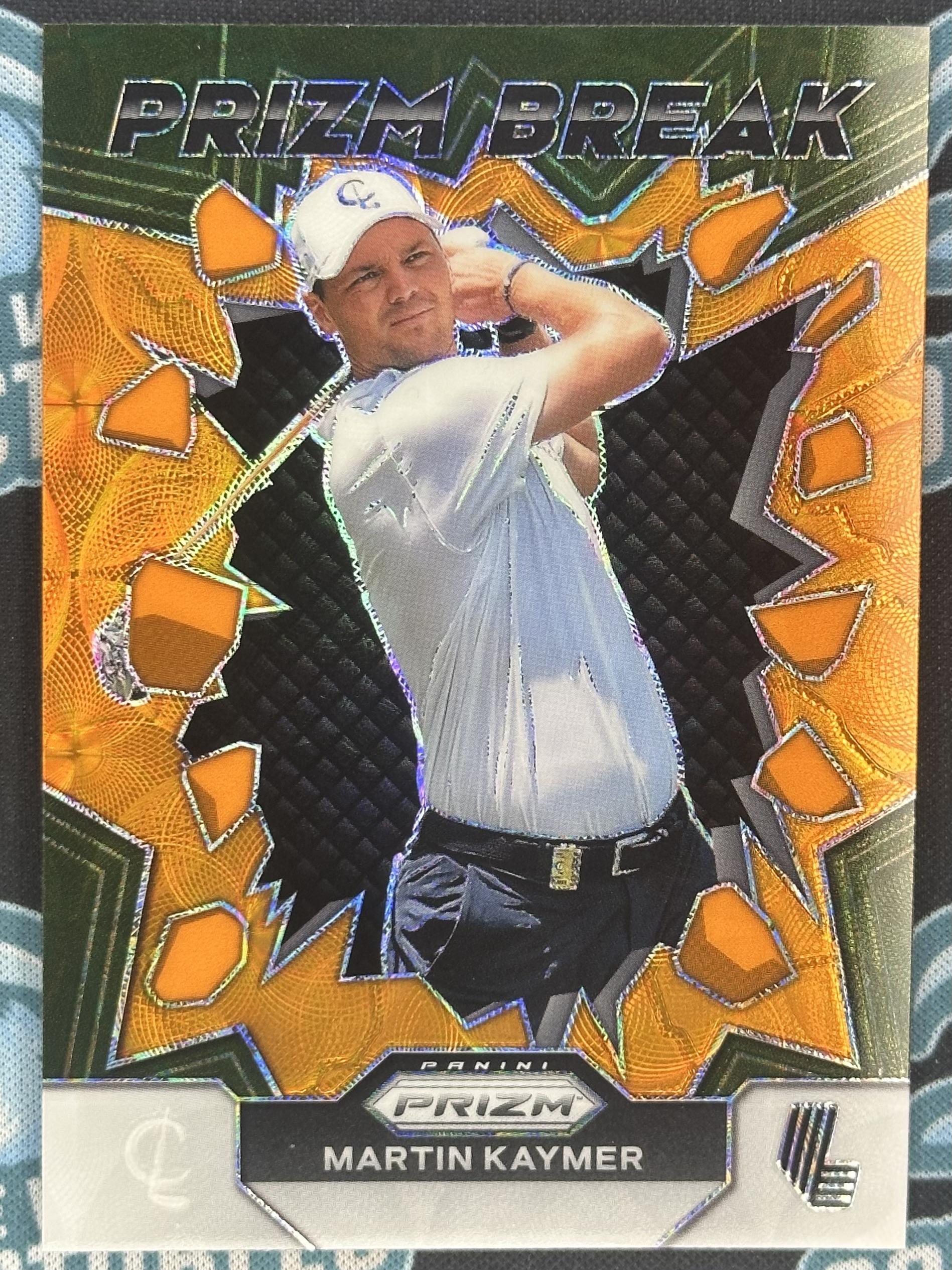 2024 Panini Prizm LIV #7 Martin Kaymer Prizm Break Orange