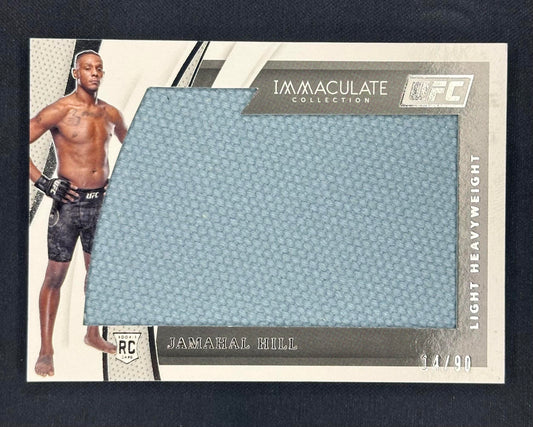 2021 Panini Immaculate Collection UFC Jamahal Hill Fight Mat Memorabilia /90