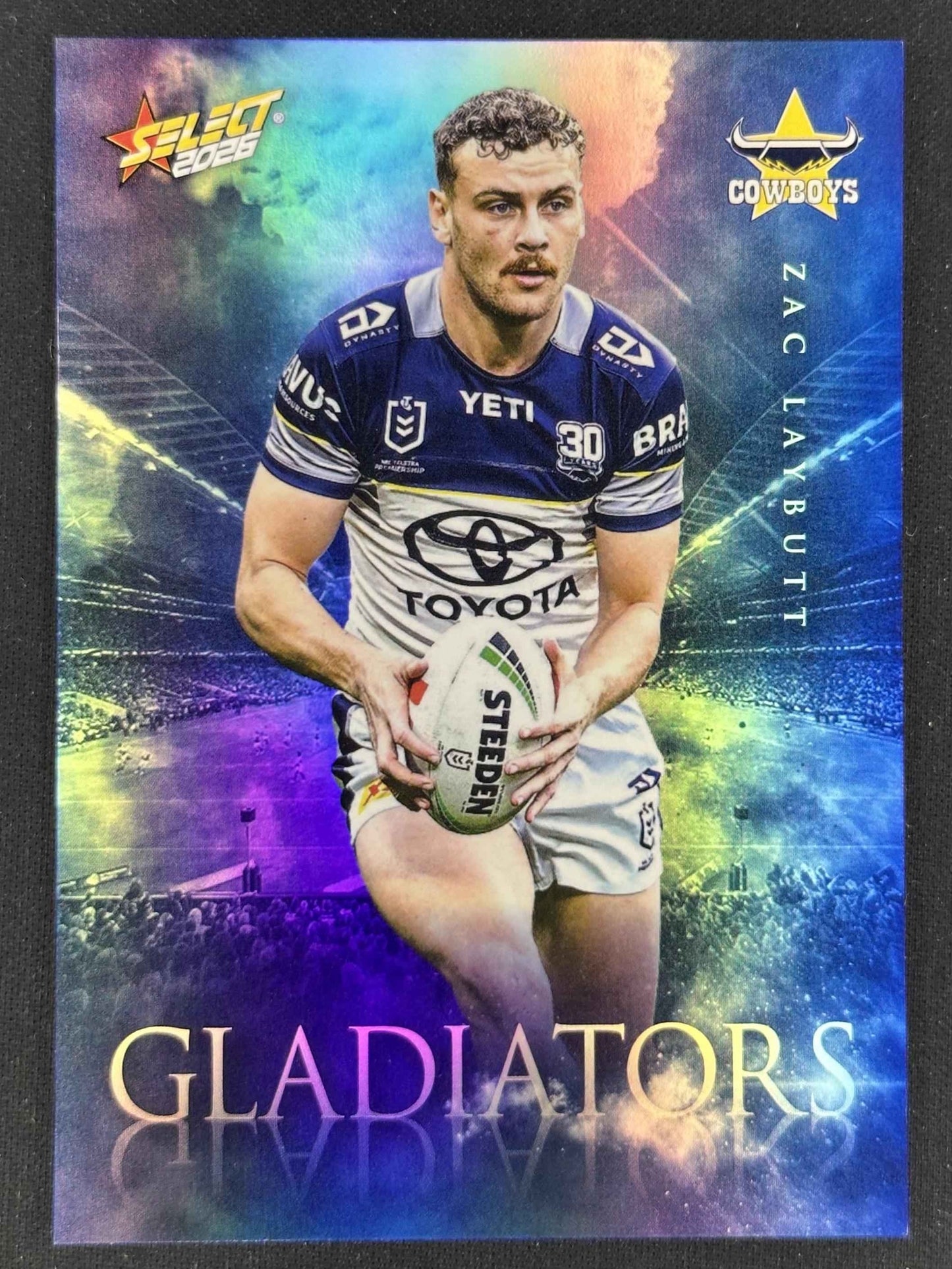 2026 NRL League Heroes Gladiators G87 Zac Laybutt /599