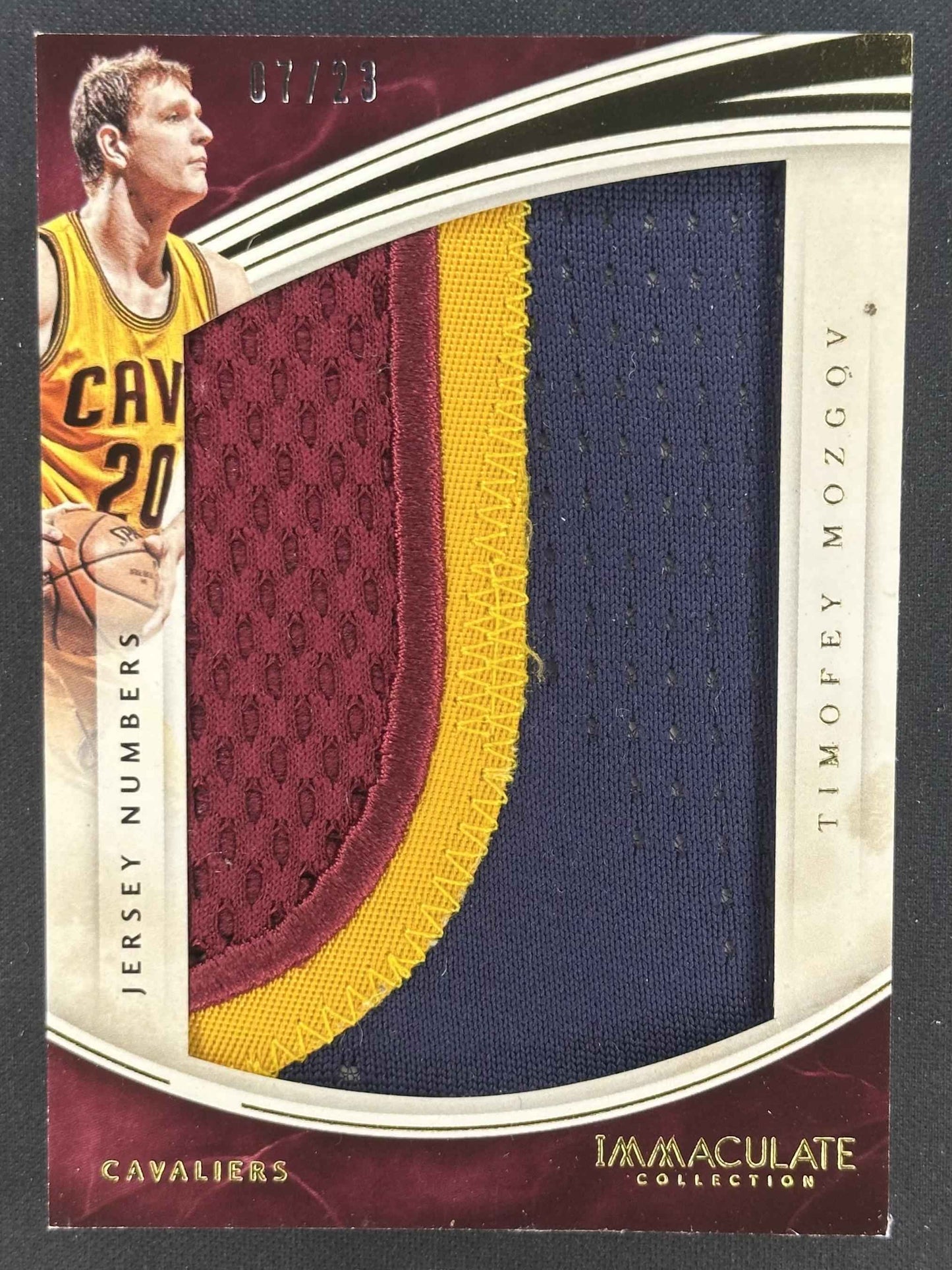 2015-16 Panini Immaculate Timofey Mozgov Jumbo Patches /23