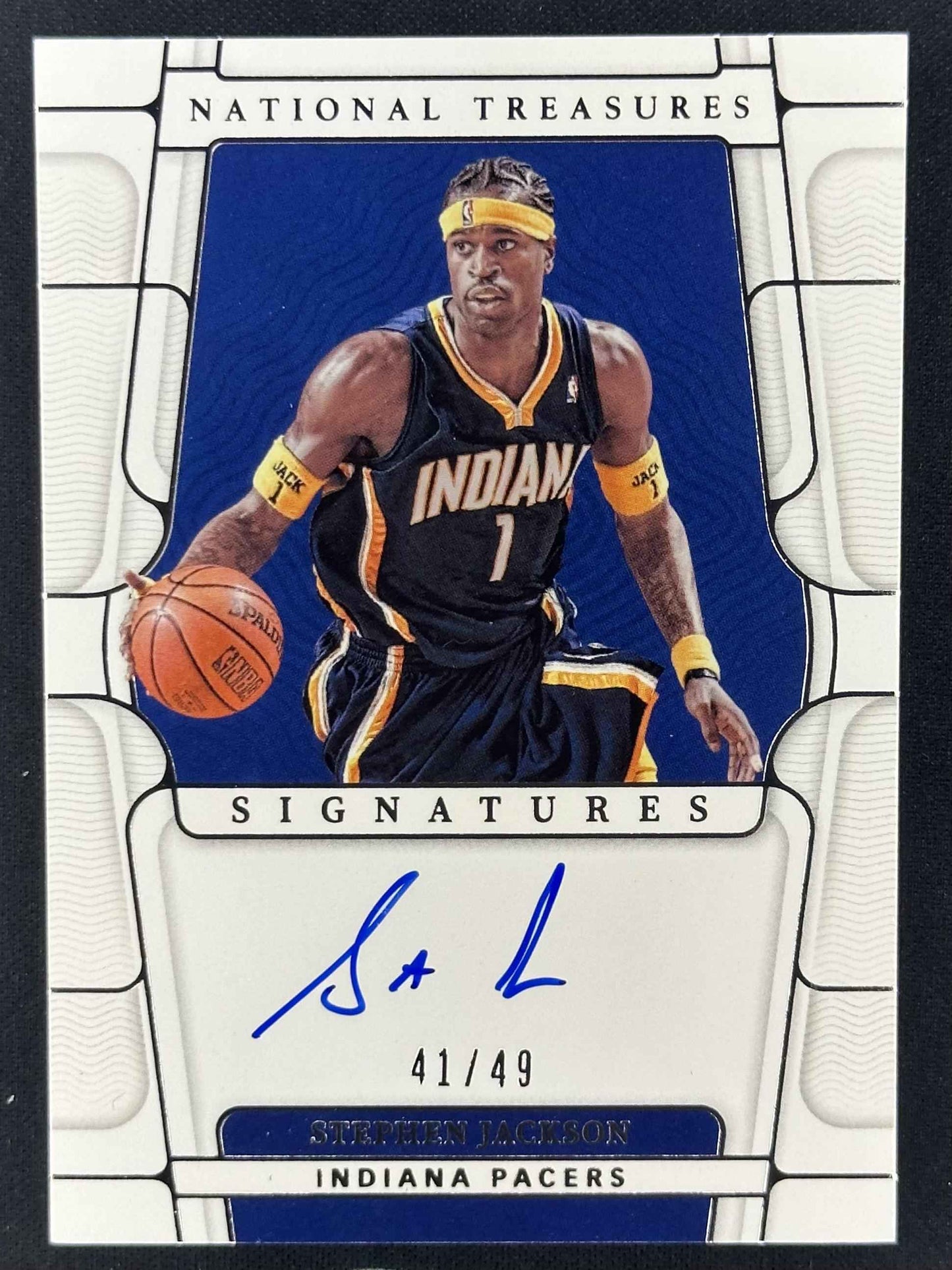 2021-22 Panini National Treasures Stephen Jackson Signatures /49
