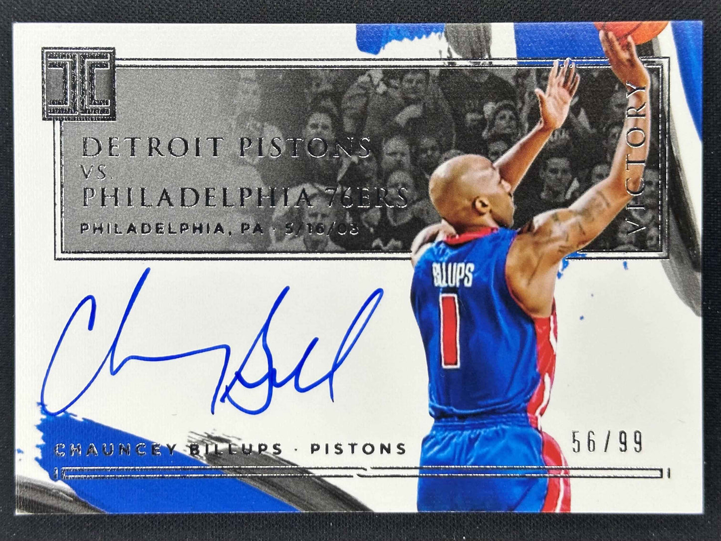 2020-21 Panini Impeccable Chauncey Billups Impeccable Victory Signatures /99