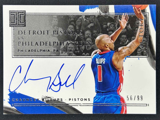 2020-21 Panini Impeccable Chauncey Billups Impeccable Victory Signatures /99
