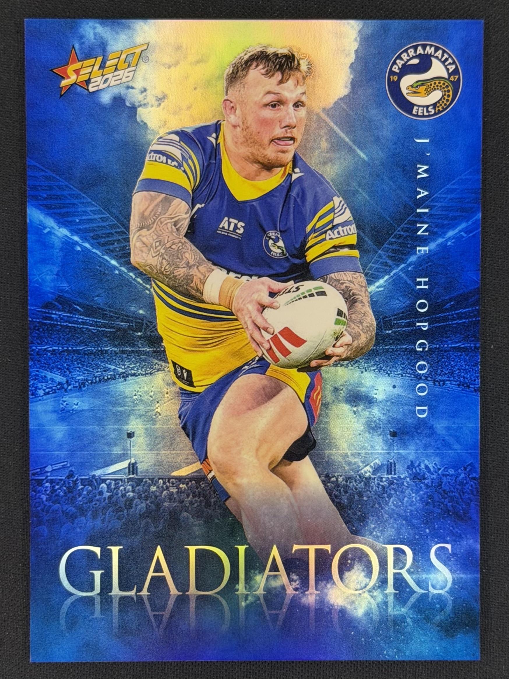2026 NRL League Heroes Gladiators G91 J'Maine Hopgood /599