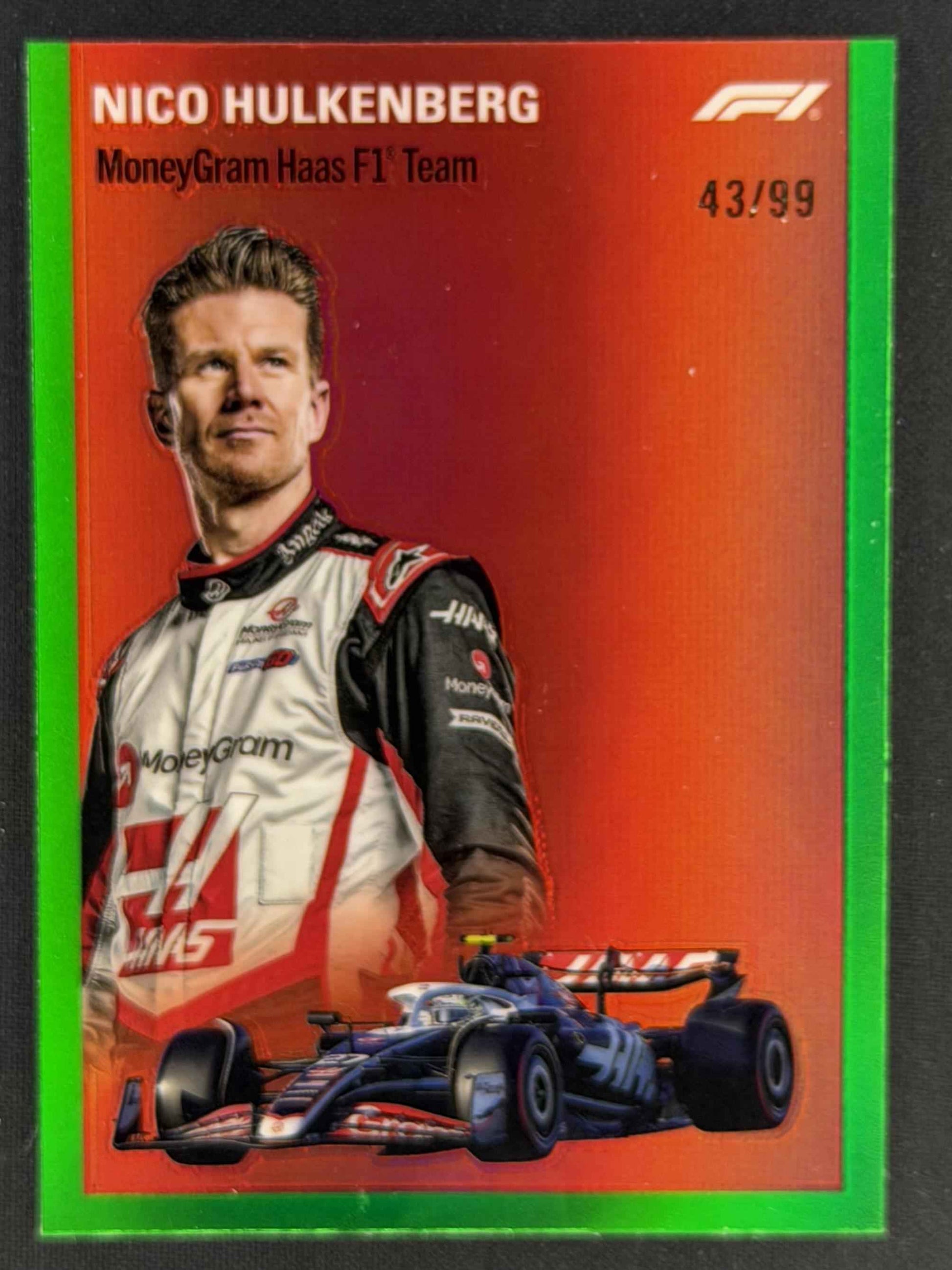 2024 Topps Chrome Formula 1 1954-15 Nico Hulkenberg Green Refractors /99