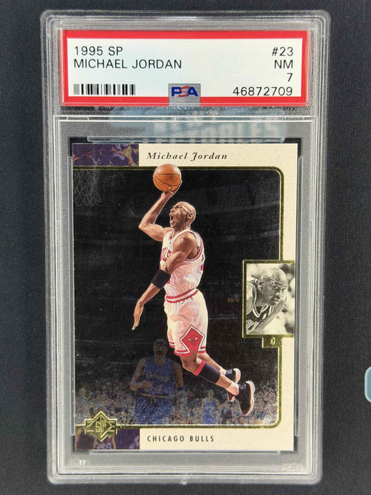 1995 Sp #23 Michael Jordan PSA 7