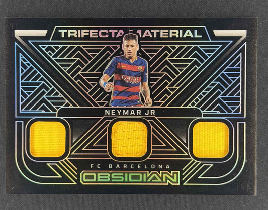 2022-23 Panini Obsidian #TM-NJR Neymar Jr Trifecta Material #/99