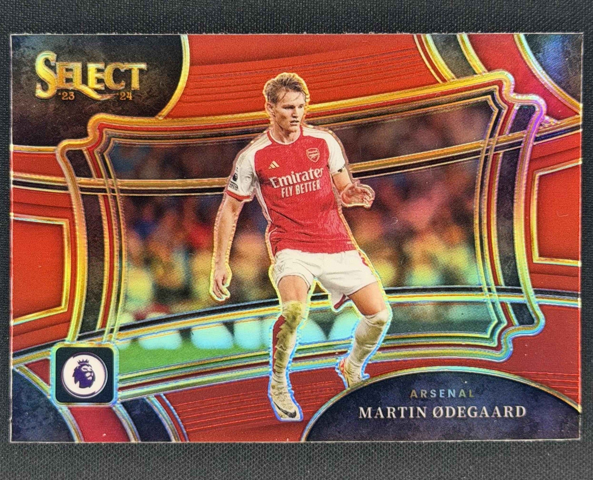 2023-24 Panini Select Premier League #222 Martin Odegaard Red