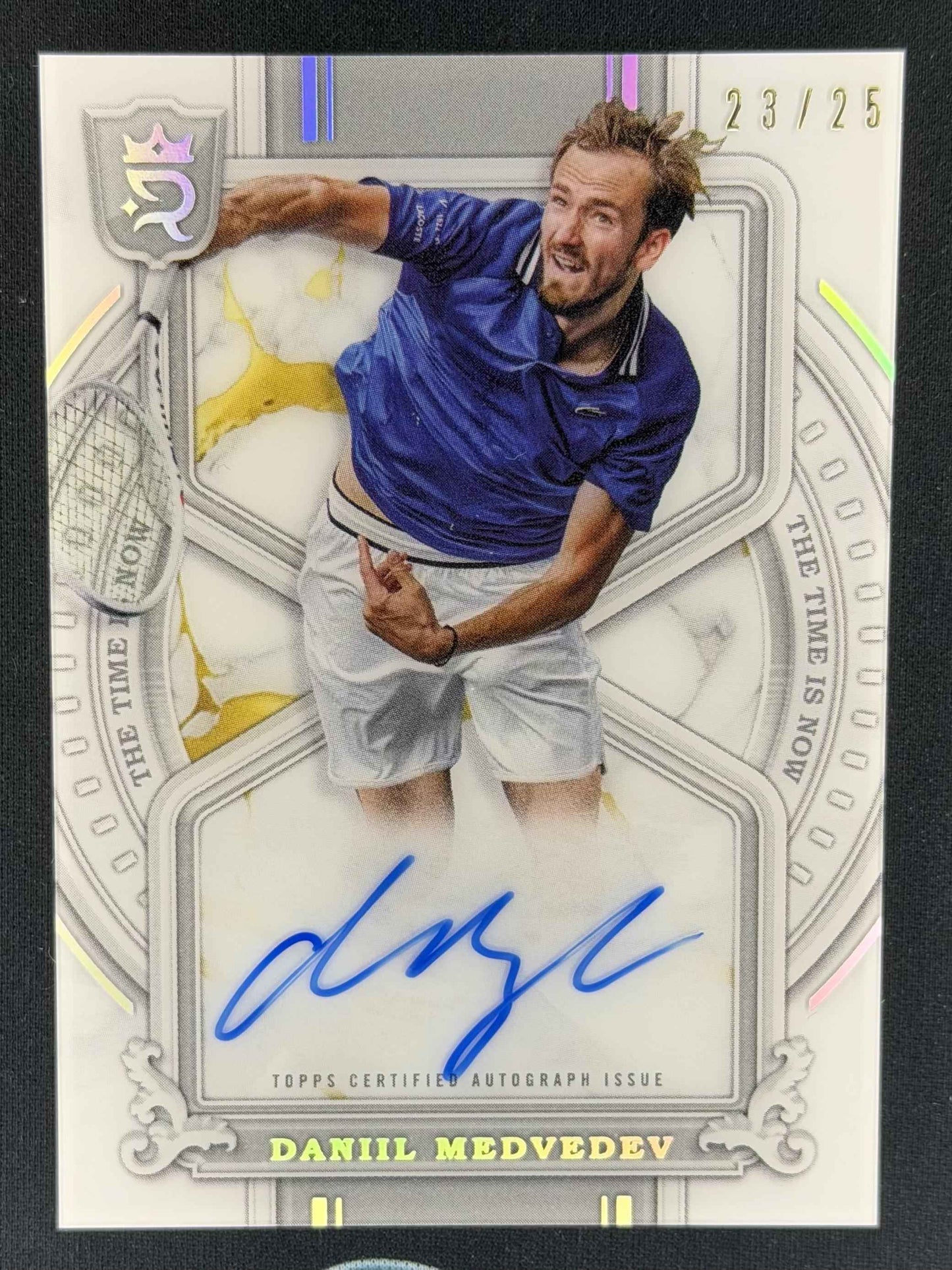 2024 Topps Royalty Collection Daniil Medvedev The Time Is Now Autographs /25