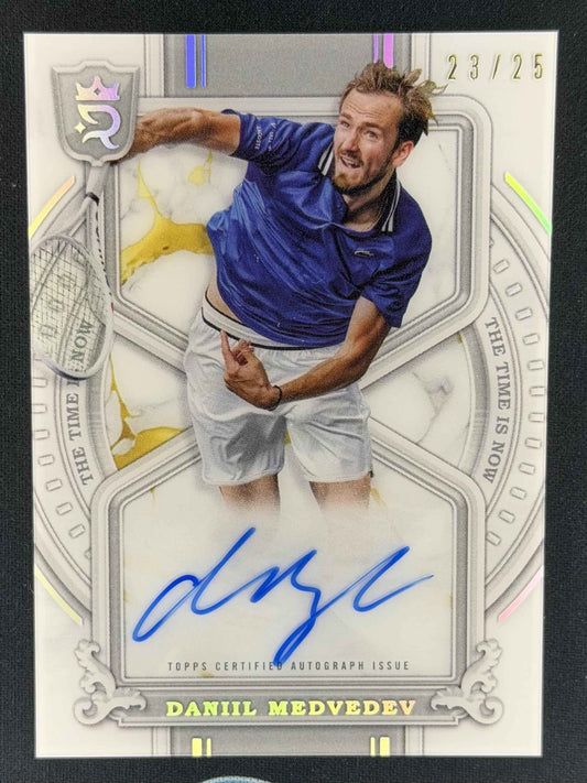 2024 Topps Royalty Collection Daniil Medvedev The Time Is Now Autographs /25