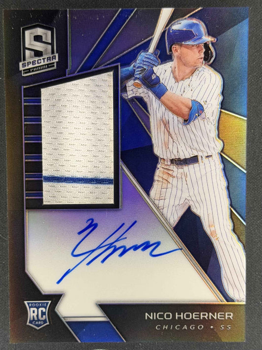 2020 Panini Chronicles #117 Nico Hoerner Spectra #/199