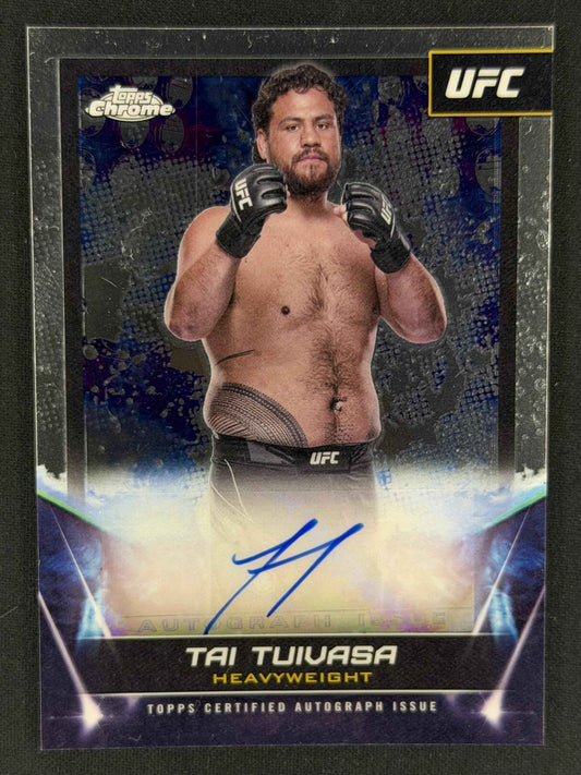2024 Topps Chrome UFC #FNA-TTU Tai Tuivasa UFC Signatures