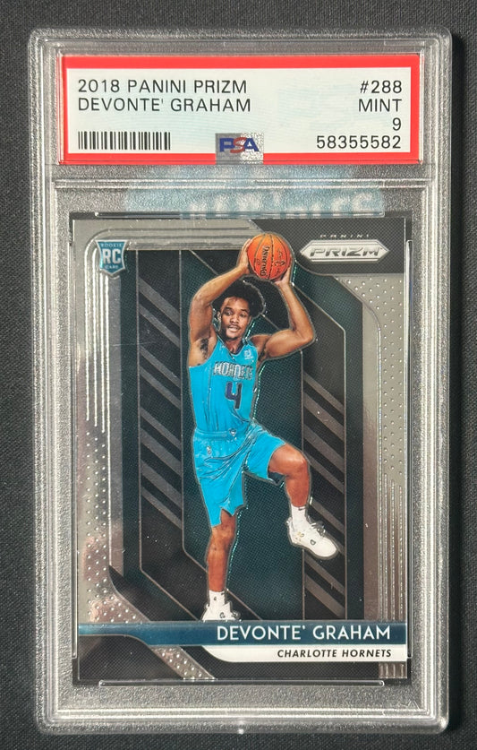2018 بانيني بريزم #288 ديفونتي جراهام PSA 9